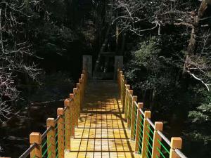 木質吊橋